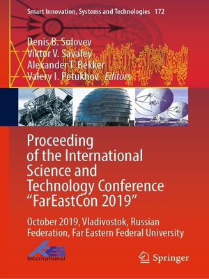 cover image of Proceeding of the International Science and Technology Conference "FarEastСon 2019"